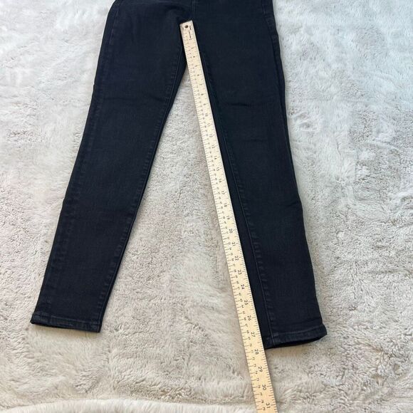 American Eagle Jegging Jeans Womens Size 2 Black Next Level Stretch Highest Rise - Picture 9 of 10